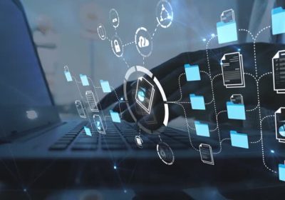 gettyimages-2149401020-640×640 Businesswoman uses computer futuristic hologram interface of file manager Folder structure with documents and scanning data Digital document storage software cloud database Search and manage documents Paperless office, corporate business